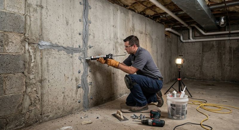 Basement Crack Repair in Valdosta, GA