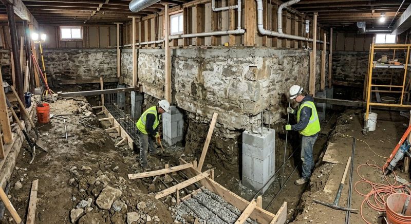 Basement Underpinning in Valdosta, GA