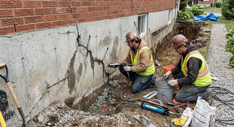 Cracked Foundation Repair in Hahira, GA