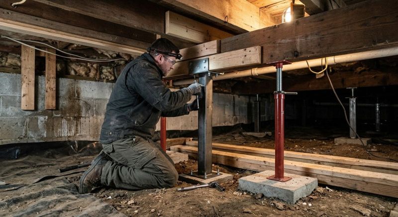 Crawlspace Structural Repair in Valdosta, GA