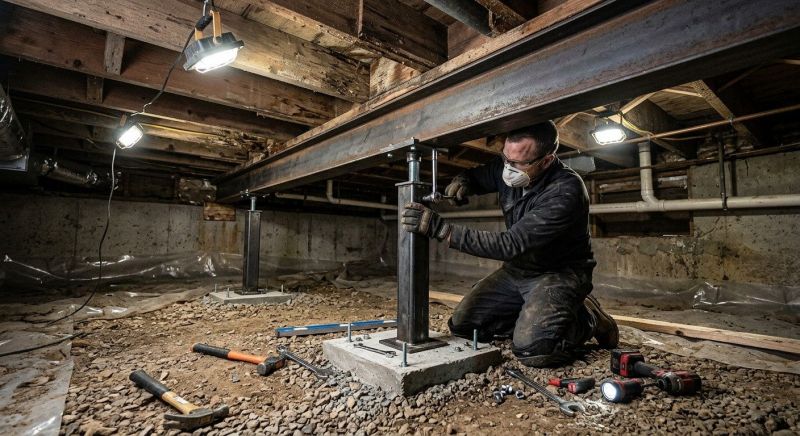 Crawlspace Structural Repair in Valdosta, GA