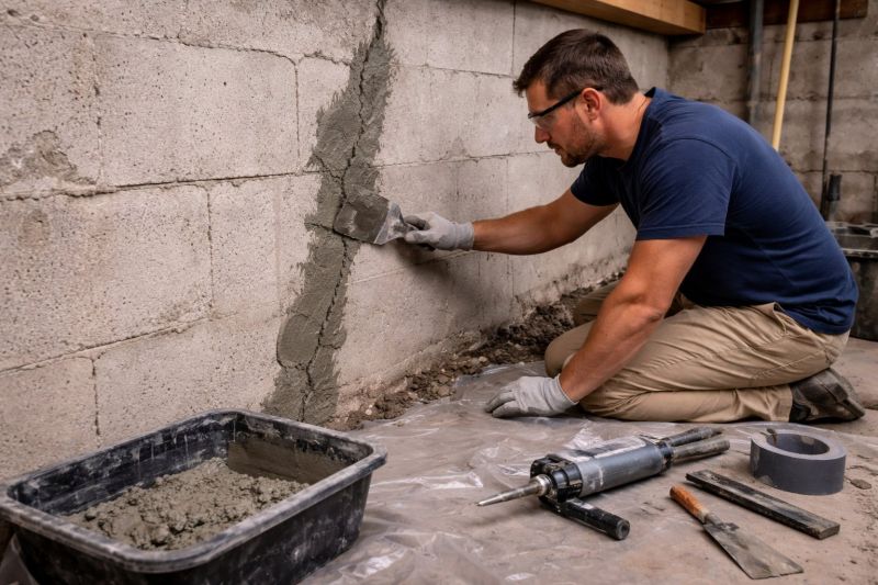 Foundation Crack Repair in Adel, GA