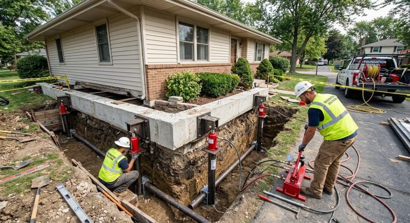 Foundation Jacking in Hahira, GA