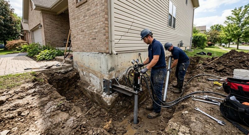 Foundation Settlement Repair in Valdosta, GA