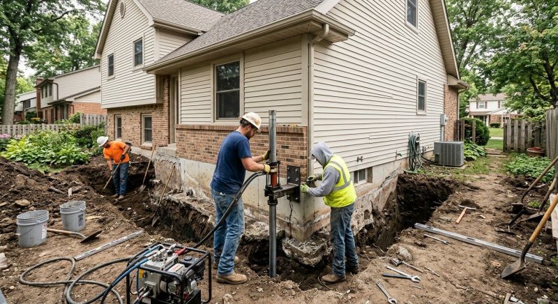 Foundation Settlement Repair in Valdosta, GA