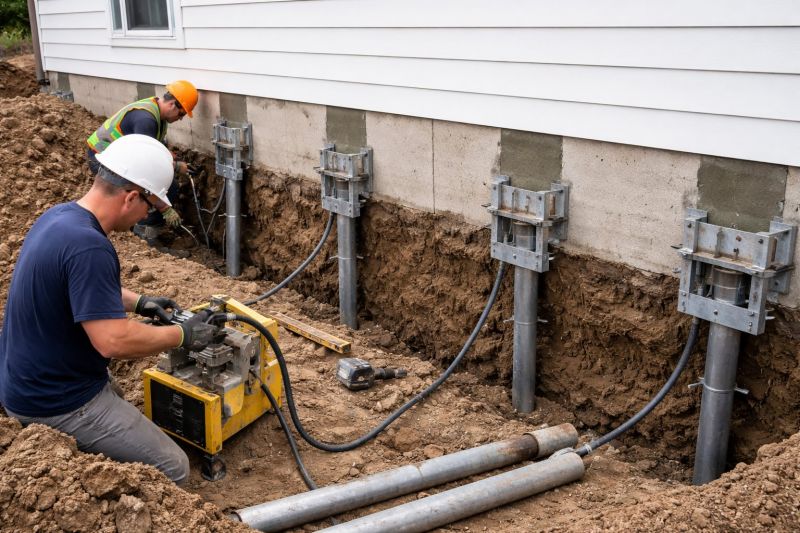 Helical Piers Installation in Valdosta, GA