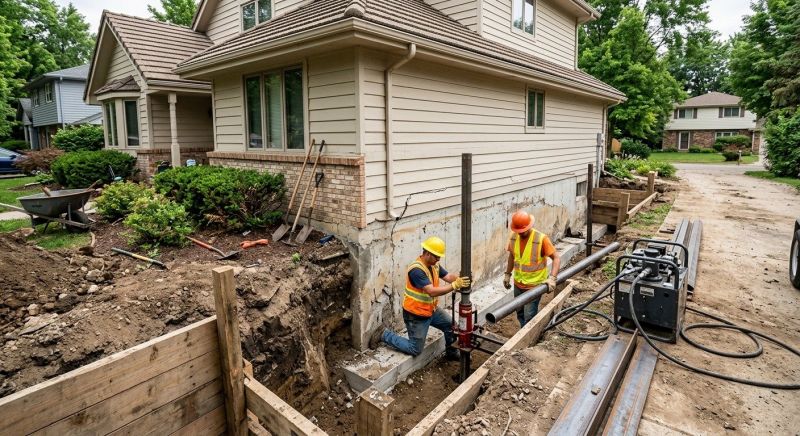 House Foundation Repair in Quitman, GA