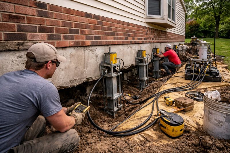 Settling Foundation Service in Lowndes County, GA