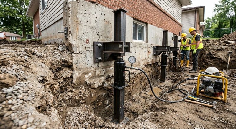 Sinking Foundation Lifting in Valdosta, GA
