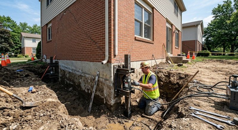Sinking Foundation Repair in Adel, GA