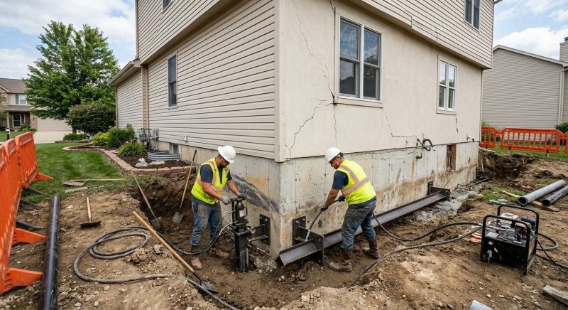Sinking Foundation Repair in Adel, GA