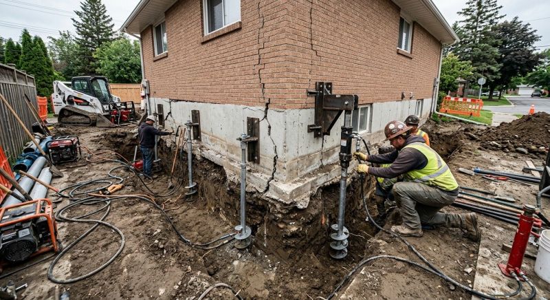 Sinking Foundation Repair in Valdosta, GA