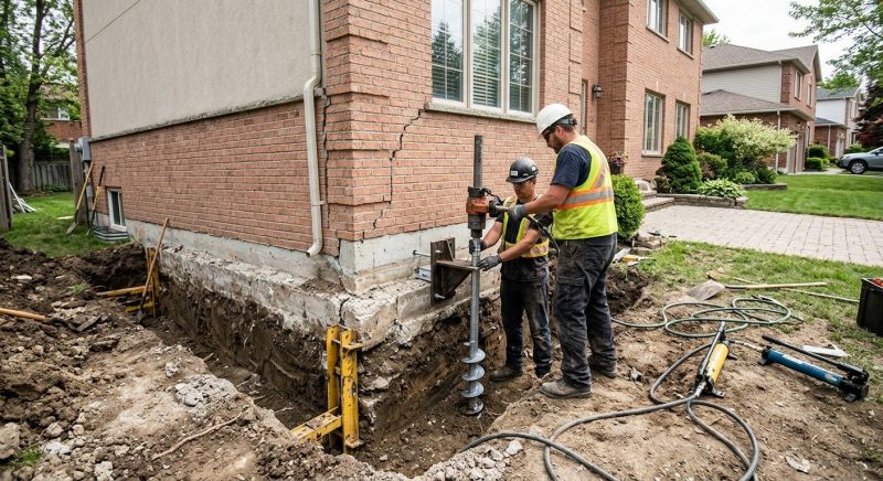 Sinking Foundation Repair in Lowndes County, GA