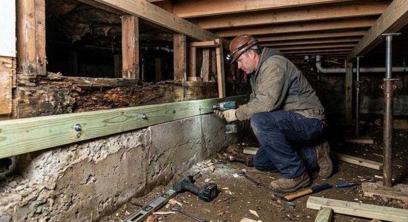 Sinking Foundation Repair in Quitman, GA