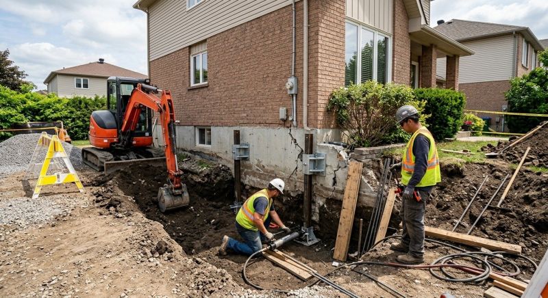 Sinking Foundation Repair in Quitman, GA
